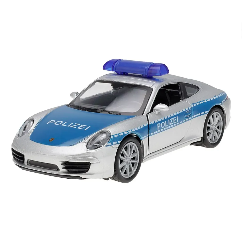 Model 1:34, PORSCHE 911 Carrera S, POLICIJA, srebrna