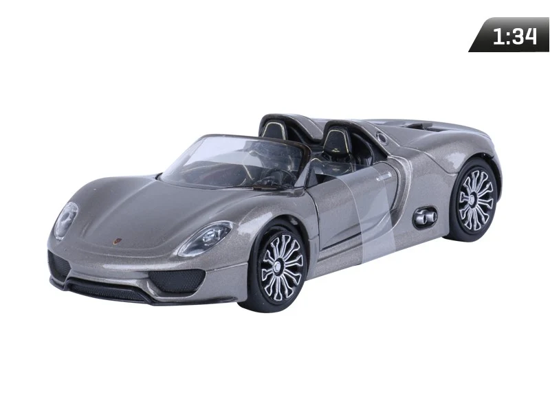 Model 1:34, PORSCHE 918 Spyder Concept, siva (A880P9SCS)