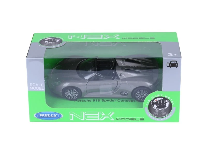 Model 1:34, PORSCHE 918 Spyder Concept, siva (A880P9SCS)