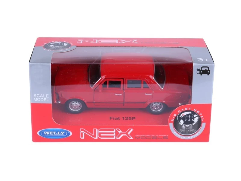 Model 1:34, PRL FIAT 125p, crveni (A884F125C)