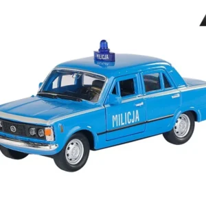 Model 1:34, PRL FIAT 125p MILICIJA, plava (A884F125MIN)