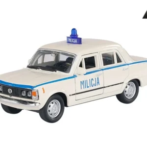 Model 1:34, PRL FIAT 125p MILICJA, bijeli (A884F125MIB)
