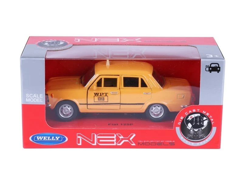 Model 1:34, PRL FIAT 125p WPT 1313, narančasti (A884F125TAP)