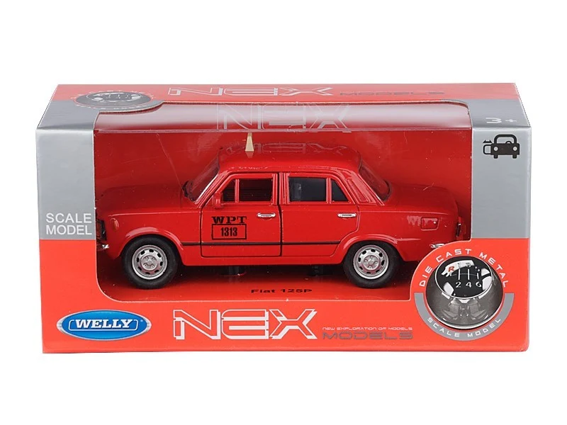 Model 1:34, PRL FIAT 125p WPT 1313, crveni (A884F125TAC)