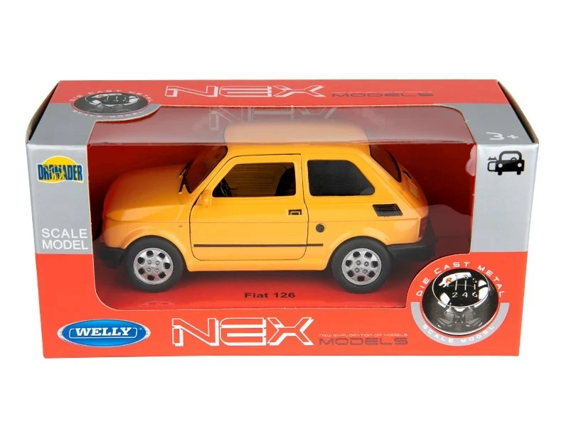 Model 1:34, PRL FIAT 126p, narančasti (A884F126P)