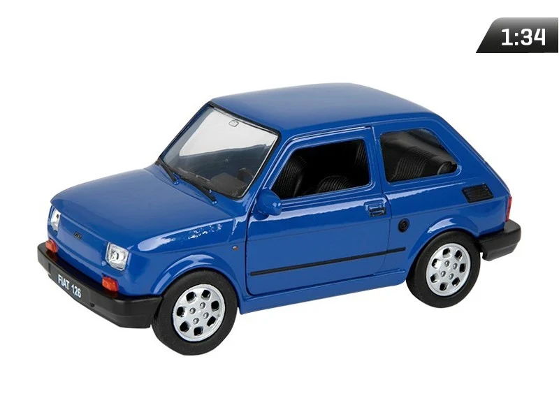 Model 1:34, PRL FIAT 126p, tamnoplavi (A884F126G)