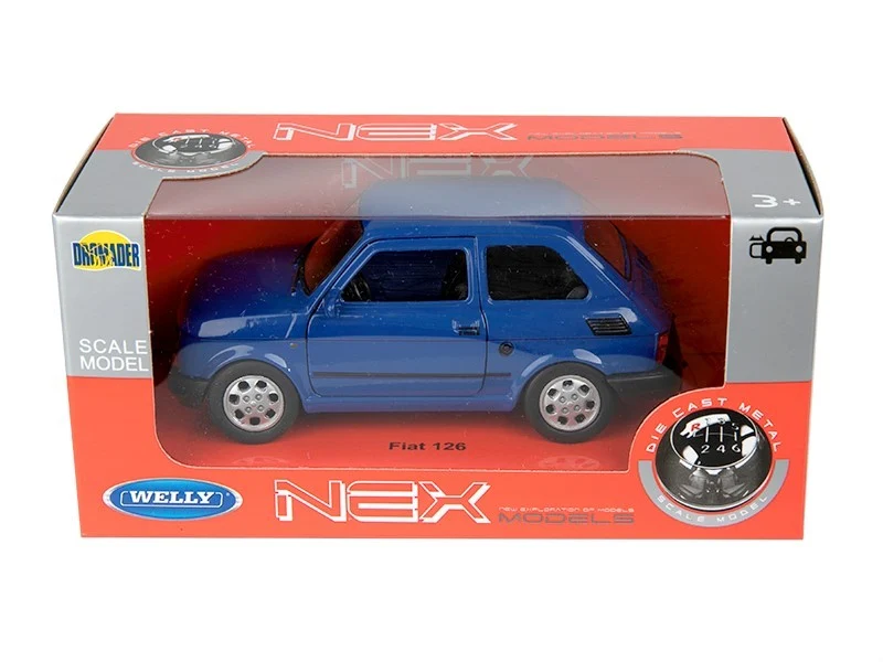 Model 1:34, PRL FIAT 126p, tamnoplavi (A884F126G)