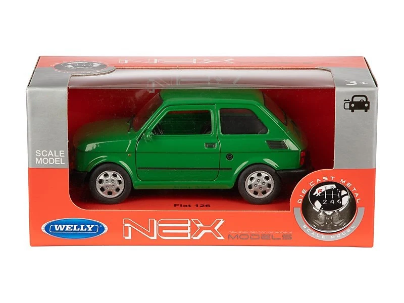 Model 1:34, PRL FIAT 126p, zeleni (A884F126Z)