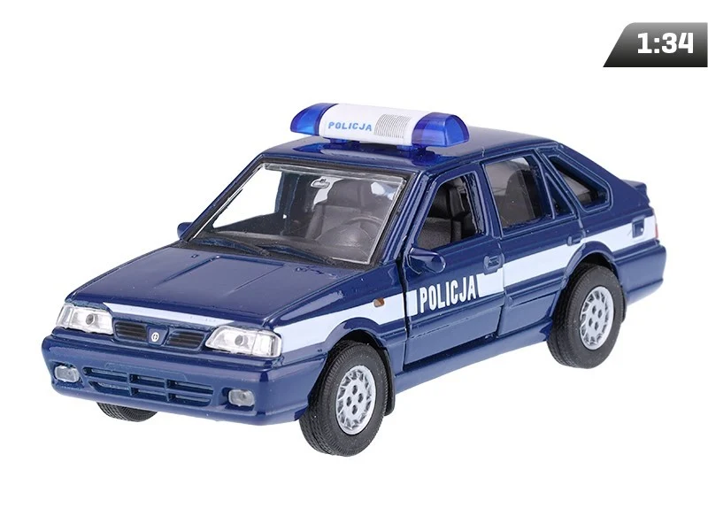 Model 1:34, PRL Polonez Caro Plus POLICJA, tamnoplavi i bijeli (A884PCPPOGB)