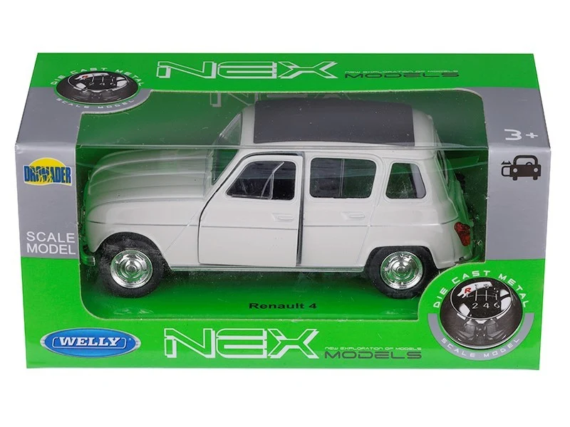 Model 1:34, Renault 4, bijeli (A880REN4B)