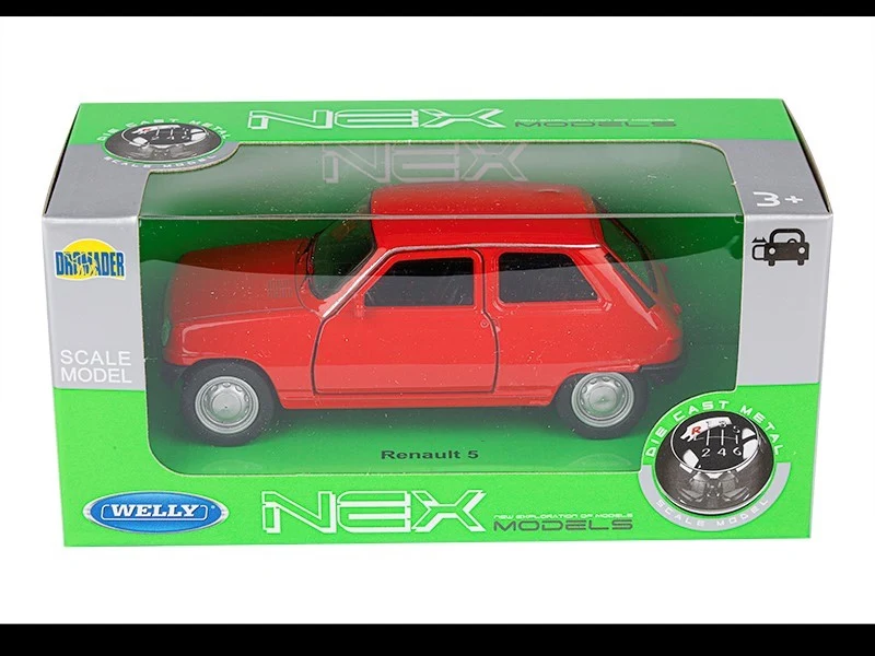 Model 1:34, Renault 5, crveni (A884REN5C)