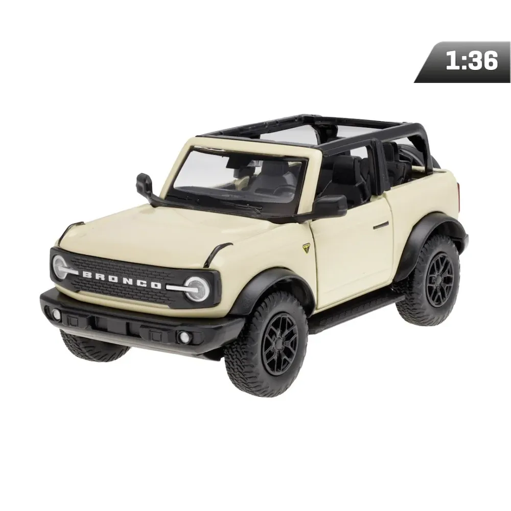 Model 1:36 RMZ Ford Bronco Badlands 2023 - Open Top, krem boje