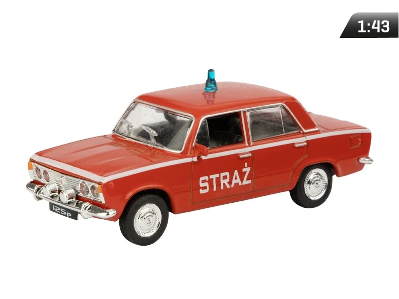 Model 1:43, Fiat 125p Guard, crveni