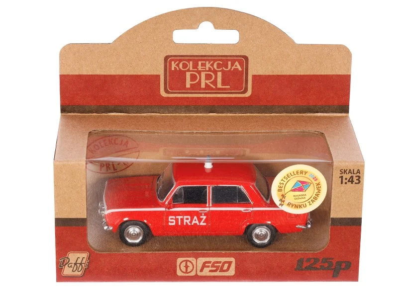 Model 1:43, Fiat 125p Guard, crveni
