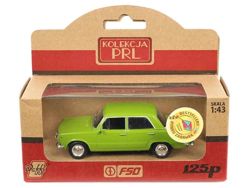 Model 1:43, FIAT 125P PRL, zeleni