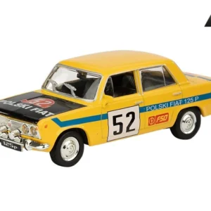 Model 1:43, Fiat 125p Rally, žuti (A02206ZT)