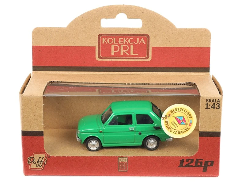 Model 1:43, FIAT 126P PRL, zeleni
