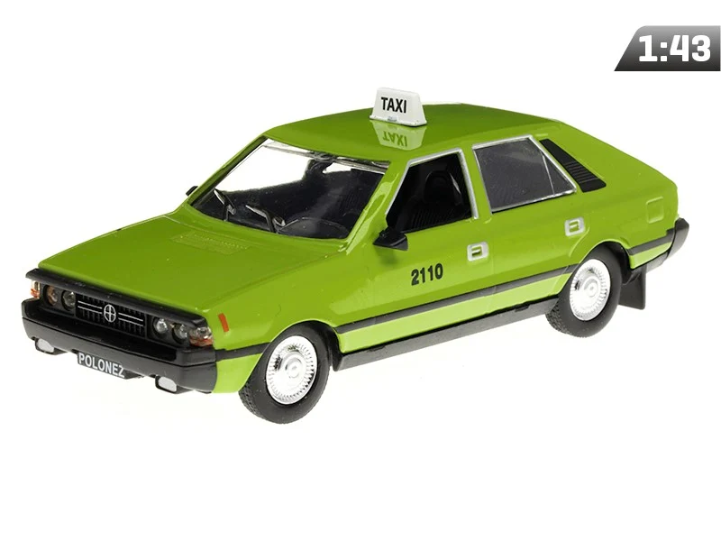 Model 1:43, FSO POLONEZ TAXI PRL, zeleni