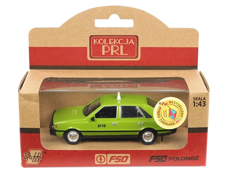 Model 1:43, FSO POLONEZ TAXI PRL, zeleni