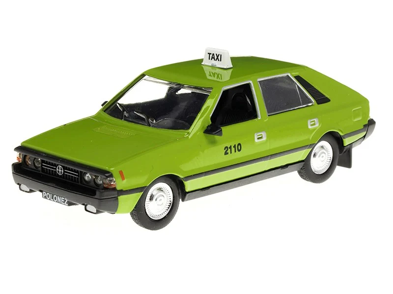 Model 1:43, FSO POLONEZ TAXI PRL, zeleni