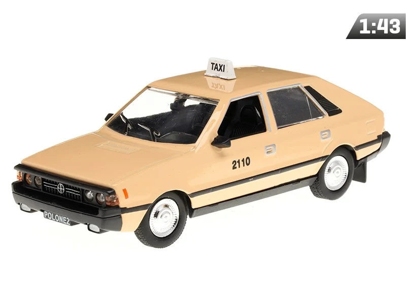 Model 1:43, FSO POLONEZ TAXI PRL, bež boje