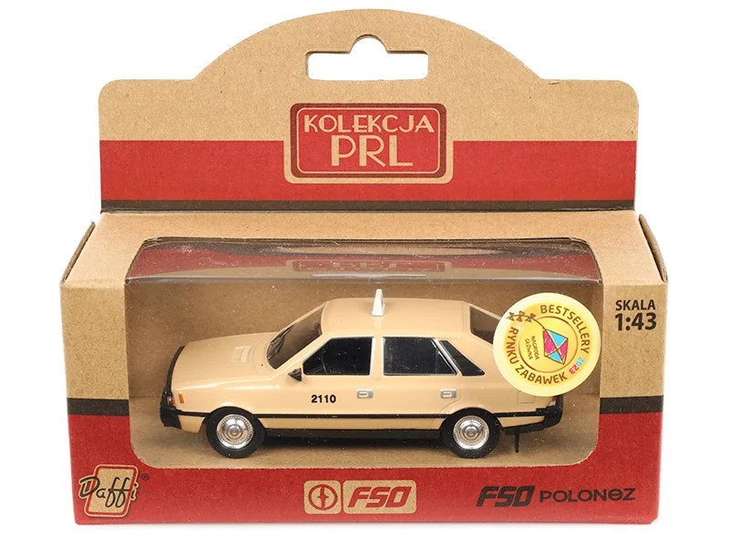 Model 1:43, FSO POLONEZ TAXI PRL, bež boje