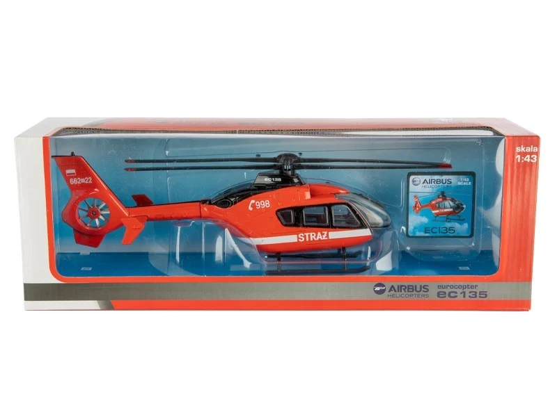 Model 1:43, helikopter EC-135 Guard, crveni