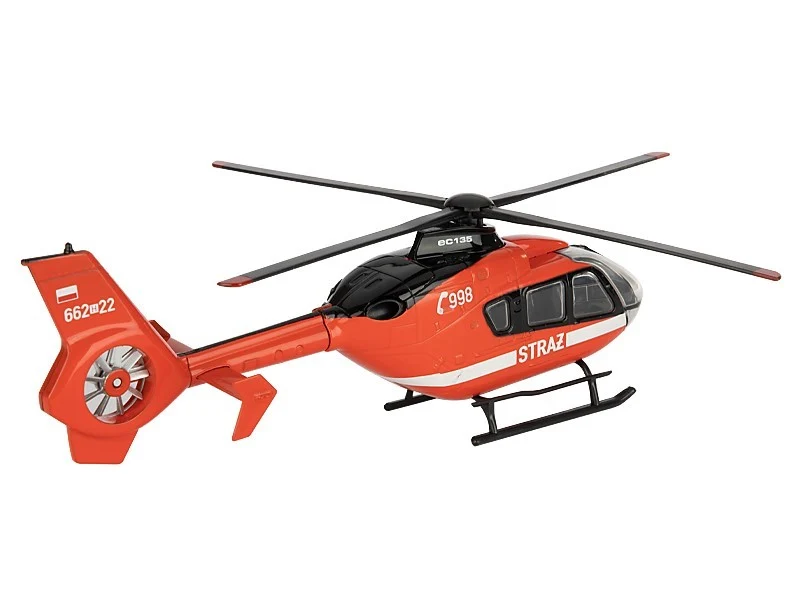 Model 1:43, helikopter EC-135 Guard, crveni