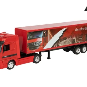 Model 1:43, Mercedes kamion s prikolicom, crvene boje