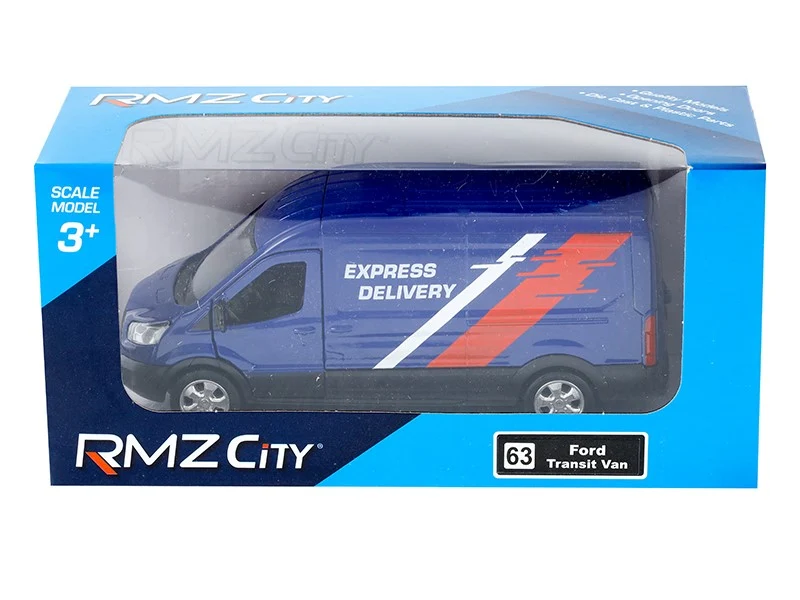 Model 1:43, RMZ Ford Transit Van, 2018, plave boje