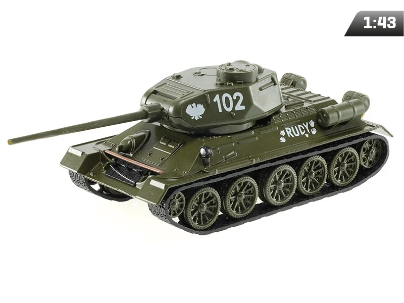 Model 1:43, tenk T-34-85 RUDY 102