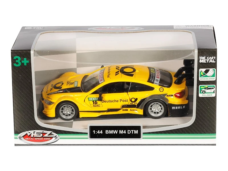 Model 1:44 BMW M4 DTM, žuti
