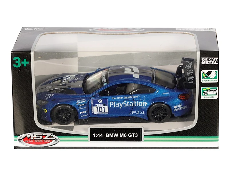 Model 1:44 BMW M6 GT3, plavi