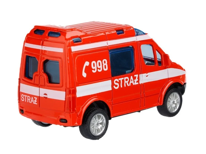 Model 1:50, Mercedes-Benz Sprinter Mini, FIRE, crveni