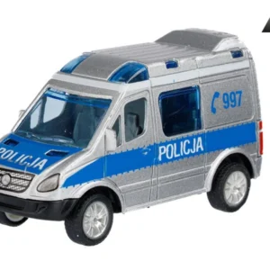 Model 1:50, Mercedes-Benz Sprinter Mini, POLICE, srebrne boje