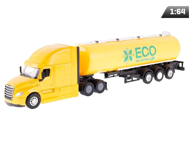 Model 1:64, CASCADIA Freightleiner, cisterna, žuta