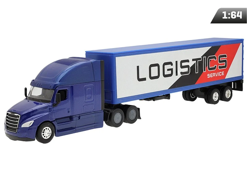 Model 1:64, CASCADIA, tamnoplavi tegljač, poluprikolica Logistička služba