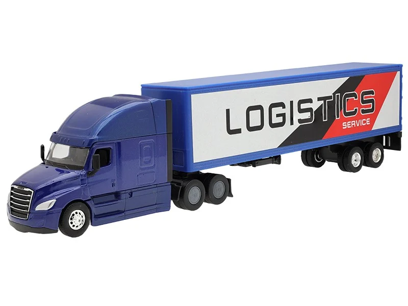 Model 1:64, CASCADIA, tamnoplavi tegljač, poluprikolica Logistička služba