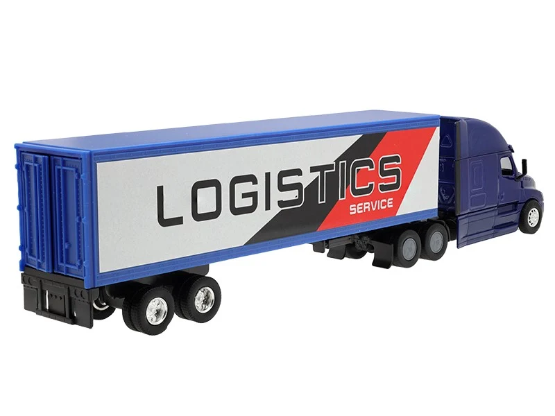 Model 1:64, CASCADIA, tamnoplavi tegljač, poluprikolica Logistička služba
