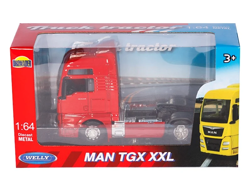 Model 1:64, MAN TGX XXL, tegljač, crveni (C00800MTCC)