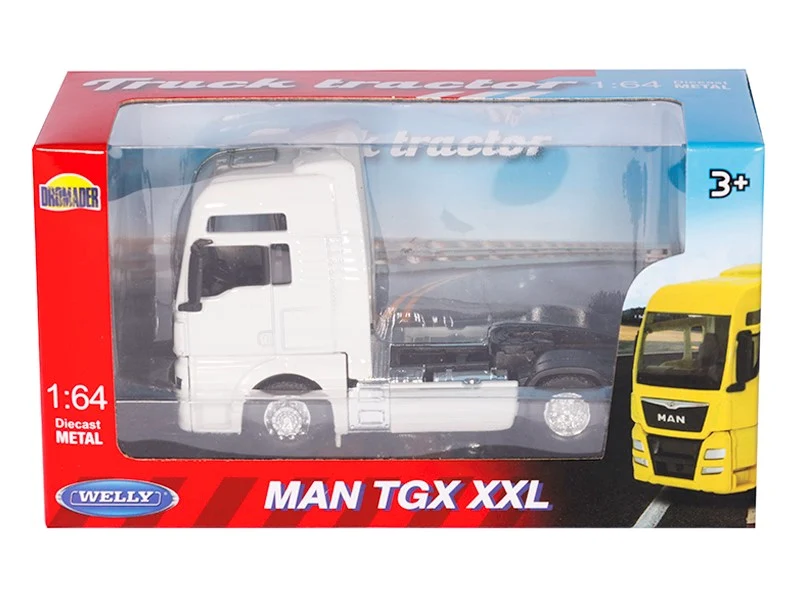 Model 1:64, MAN TGX XXL, tegljač, bijeli