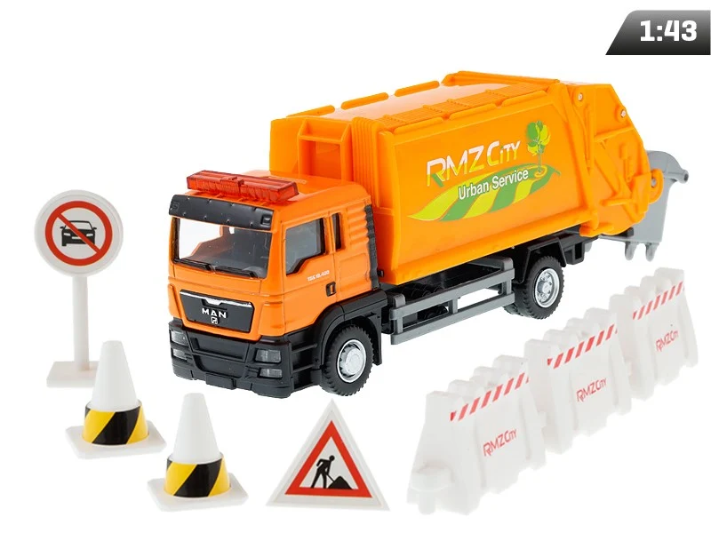 Model 1:64, RMZ City MAN kamion za odvoz smeć + dodaci