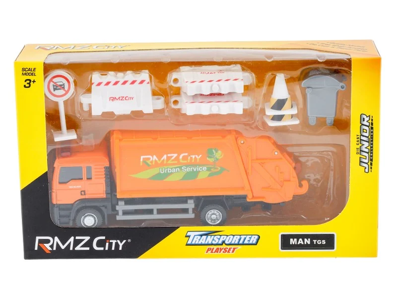 Model 1:64, RMZ City MAN kamion za odvoz smeć + dodaci