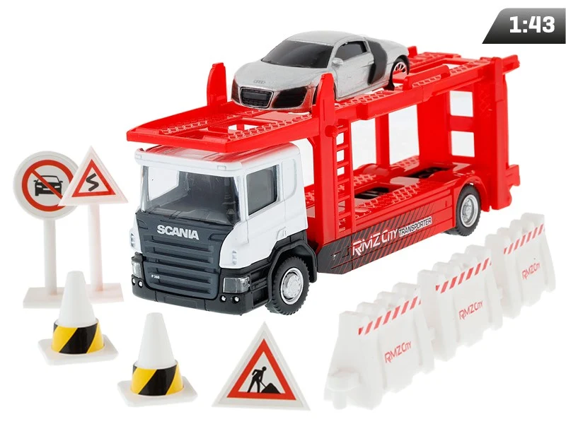 Model 1:64, RMZ City Scania - tegljač + dodaci