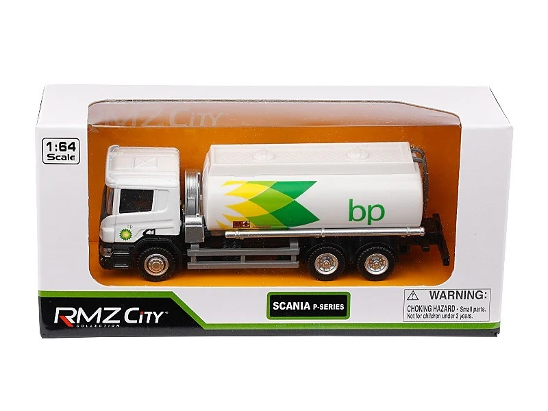 Model 1:64, SCANIA P-Series, BP dvoosovinska cisterna, u bijeloj boji