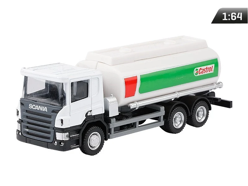 Model 1:64, SCANIA P-serija, Castrol cisterna, bijela