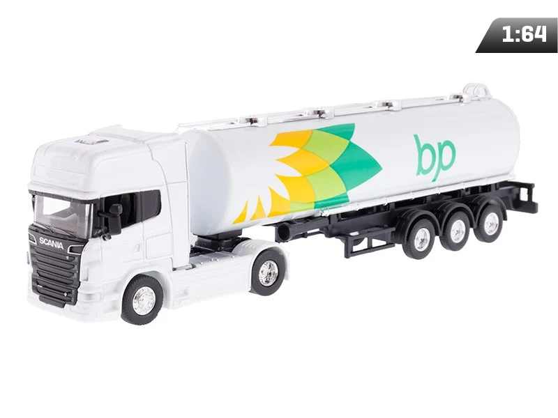 Model 1:64, SCANIA V8 R730, BP, bijeli