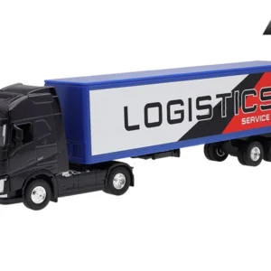 Model 1:64, VOLVO FH, tamnoplavi tegljač, logistička poluprikolica