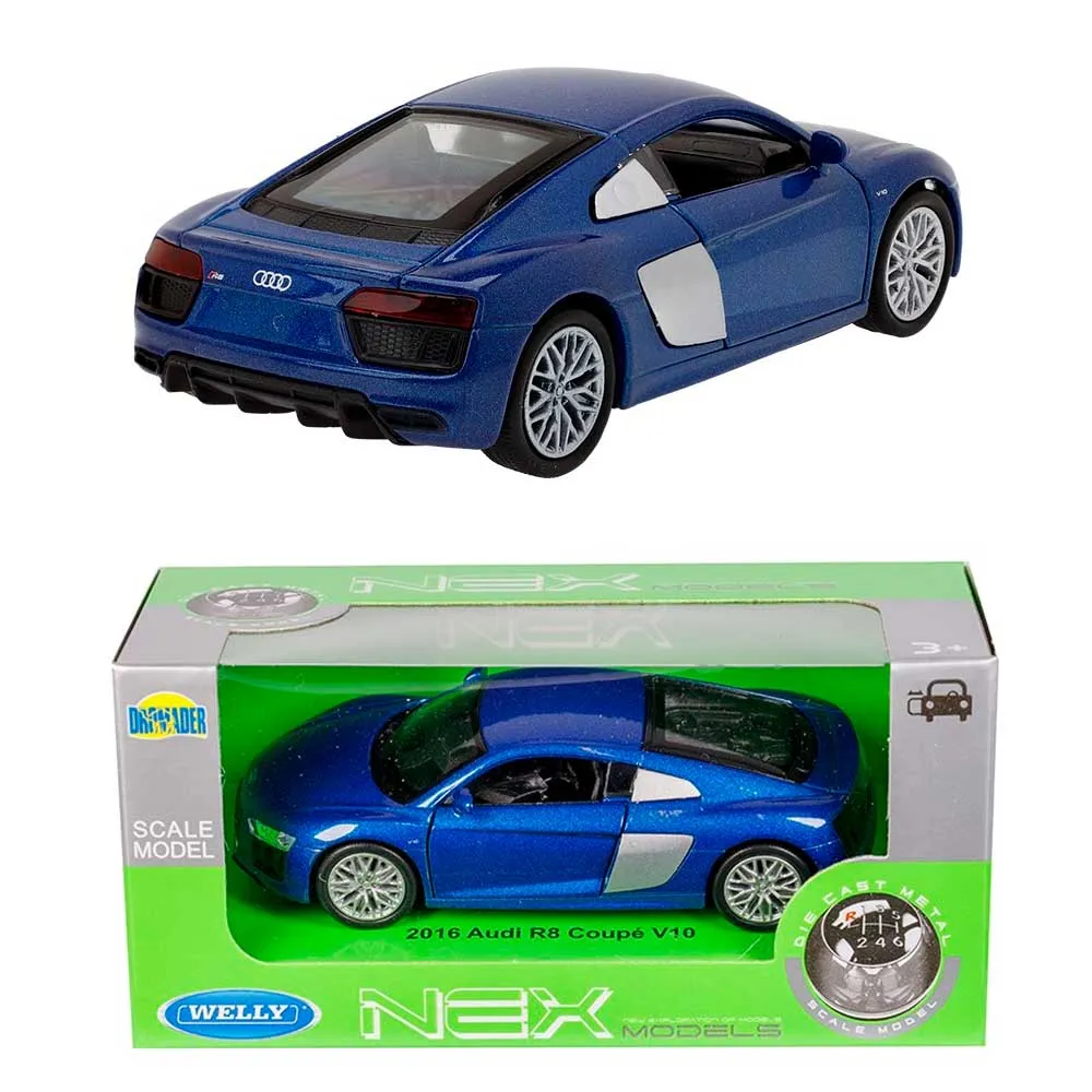 Model automobila Audi R8 Coupé V10 2016 – 1:32, plava