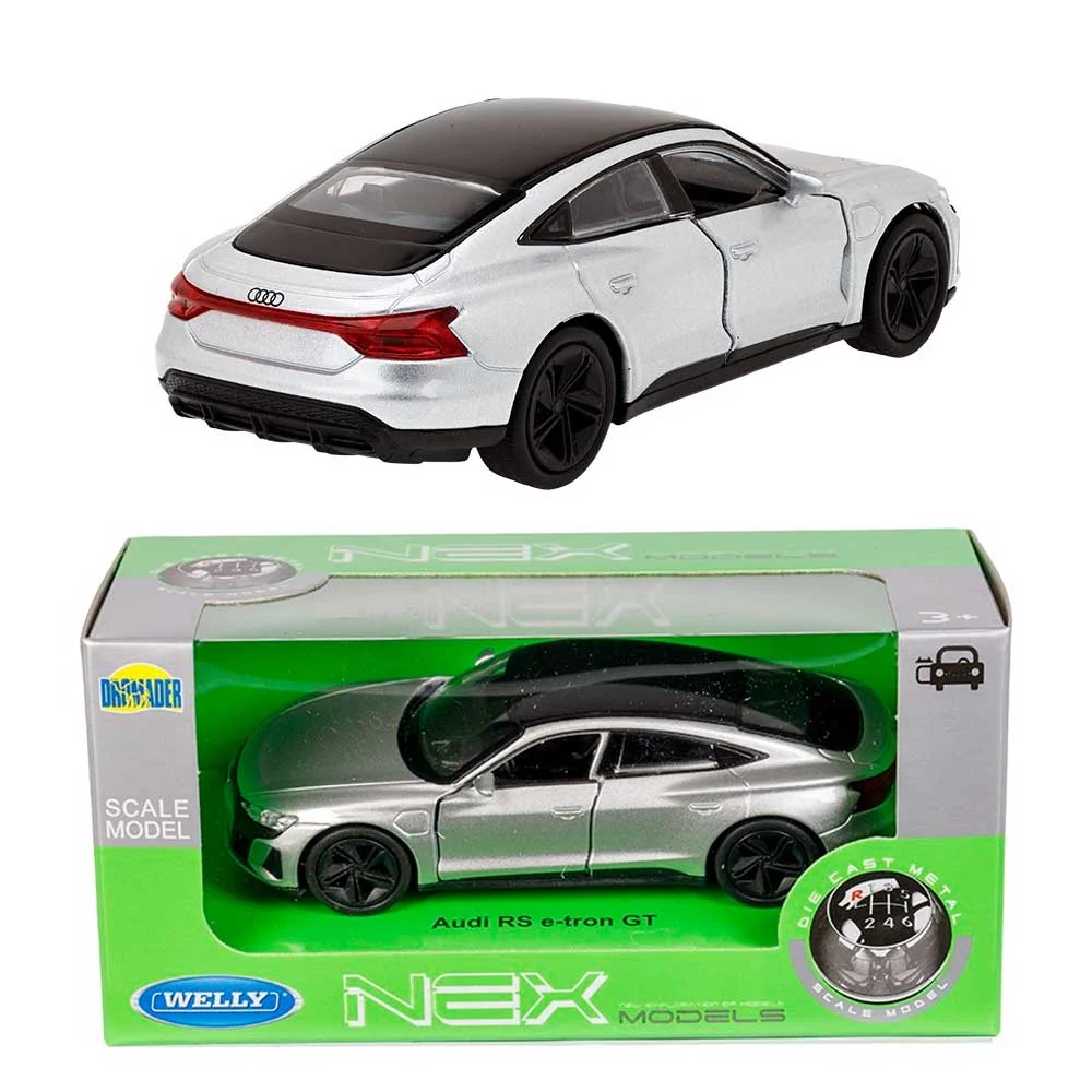 Model automobila Audi RS e-tron GT – 1:32, srebrna